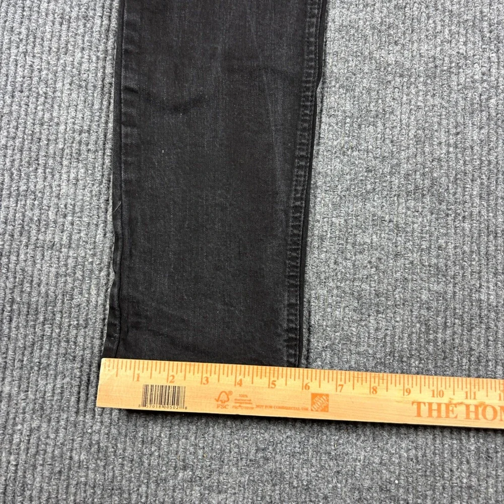 Levis 511 Slim Fit Jeans Mens W34 L32 Black Denim 04511-2391 Waterless
